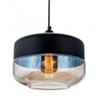 CITILUX.Светильник, E27x75W, CL450208 Черный+Дымчатый
