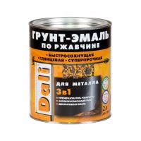 Эмаль по ржавчине DALI RAL9006 Серебристый алюминий 2 л