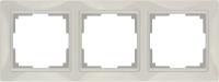 WERKEL.Рамка слоновая кость, (3), WL03-Frame-03-ivorybasic, (Под заказ)
