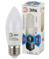 ЭРА.Лампа светодиод, B35/9Вт/4000К/E27/720Лм, свеча LED B35-9W-840-E27