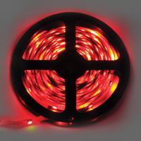 ECOLA.Лента светодиодная красная, 5м/14.4W/12V/IP20/10mm/60Led/Red, (ЭИ)