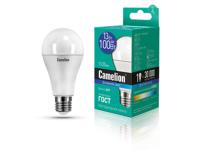 CAMELION.Лампа светодиод, А60/13Вт/E27/6500K/1125Лм, груша LED A60-13W-865-E27/12652