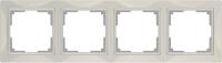 WERKEL.Рамка слоновая кость, (4), WL03-Frame-04-ivorybasic, (Под заказ)