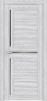 Дверь межкомнатная со стеклом 800*36*2000мм FRANT Plaza L5/3 Ривьера Айс (графит) , (ДК)