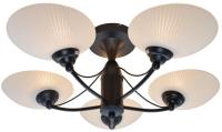 J-LIGHT Светильник, E27*5*60W, 1289/5C  черный 