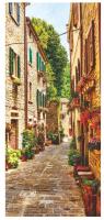 Фотообои бумажные Симфония Улочка, 4 листа, 1000х2700 мм, (ДК)