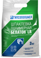 Шпаклевка полимерная ГИПСОПОЛИМЕР Белатон LR 3 кг