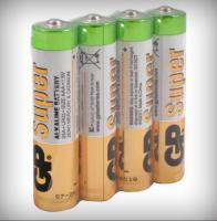 GP.Батарейка, 1,5В/Alkaline 24ARS-2SB4/LR03/AAA, 4шт