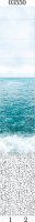 Панель ПВХ PANDA Море фон 03550 (из 2х панелей), 2700*8*250мм, (ДК), (Под заказ)