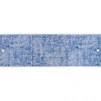 Экран для ванны пластиковый МЕТАКАМ Премиум А синий, 1480x560-600мм