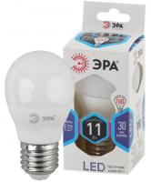 ЭРА.Лампа светодиод, P45/11Вт/4000К/E27/880Лм, шарик LED P45-11W-840-E27
