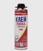 Клей-пена монтажная Первая линия под пистолет 650 мл, (ДК)