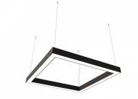 LUMAFOR.Светильник подвесной GLOU квадрат, 707x4 60Вт, (ЭИ)