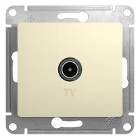 SCHNEIDER ELECTRIC.Розетка TV GLOSSA бежевая, GSL000291,(ЭИ)