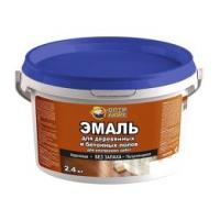 Эмаль для пола ОПТИЛЮКС светло-коричневая 2,4 кг