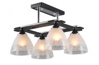 J-LIGHT Светильник, E27*4*60W, 1152/4C венге/хром 