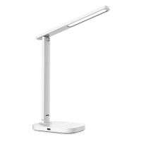 AMBRELLA.Светильник настольный с USB портом и таймером DE444 WH белый LED 3000-6400K 7W (ЭИ)