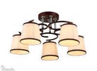 J-LIGHT Светильник, E27*5*60W, 1153/5C венге/хром 