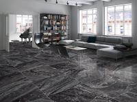 Плитка керамогранит PRIMAVERA TITAN BLACK полировка 600*600мм 1,44м2 PR115, (ДК)