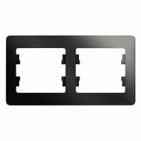 SCHNEIDER ELECTRIC.Рамка горизонтальная GLOSSA (2) антрацит GSL000702, (ЭИ)