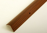 Лука.Порожек угловой Орех, 1800х20х20мм, (ДК)