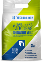 Шпаклевка гипсовая ГИПСОПОЛИМЕР Финиш Гипс 3 кг