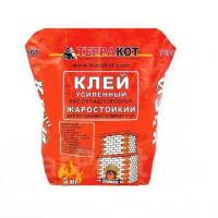 Клей жаростойкий усиленный ТЕРРАКОТ 5 кг
