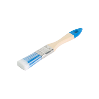 Кисть плоская Т4Р/TOOLBERG Лазурит-Стандарт искусственная щетина дер ручка 38 мм 0111412, (ДК)