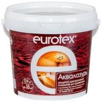 Лак акриловый EUROTEX Аквалазурь Олива 0,9 кг