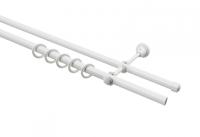 LEGRAND.Карниз кованный, 2-ряд белый матовый, 160см, (ДК)