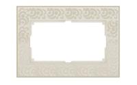WERKEL.Рамка слоновая кость, (1), WL05-Frame-01-DBL-ivory, (Под заказ)