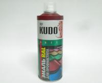 Эмаль аэрозольная для металлочерепицы KUDO KU-03005R винно-красная 400/520 мл (400)