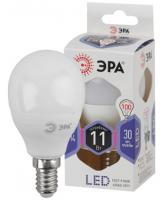 ЭРА.Лампа светодиод, P45/11/Вт/6000К/E14/880Лм, шарик LED P45-11W-860-E14