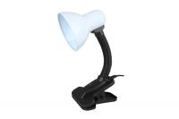 Ultraflash.Светильник настольный прищепка UF-320 C01 белый 60Вт, Е27, (ЭИ)