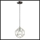 Светильник 3739/1 SUSPENTIONI LN19 246 коричневый E27 60W 220V ERVIN
