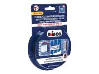 Лента двусторонняя вспененная UNIBOB для наружных работ белая 19ммx5м