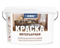 Краска интерьерная PROREMONTT В/д влагост.супербелая 3 кг, (ДК)