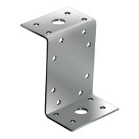 TECH-KREP.Уголок крепежный Z-обр. оцинк., 45x90x45x65x2мм