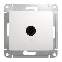 SCHNEIDER ELECTRIC.Розетка TV GLOSSA белая, (ЭИ)
