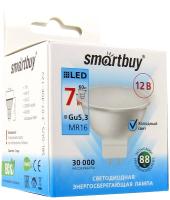 SMARTBUY.Лампа светодиод, GU5_3-07-40K-12V, SBL-GU5_3-07-40K-12V, рефлектор
