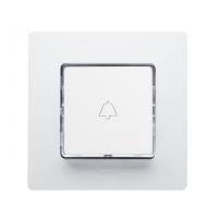 LEGRAND.ETIKA.Выключатель (1) с подсветкой белый, 672203