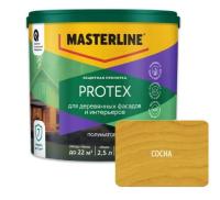 Пропитка защитная Masterline Protex Сосна 2,5л, (ДК)