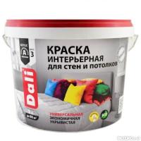 Краска интерьерная DALI белоснежная 9 л, , (ДК)