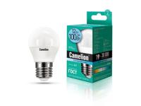 CAMELION.Лампа светодиод, G45 12Вт/E27/4500K/970Лм, шарик LED G45-12W-845-E27/13696