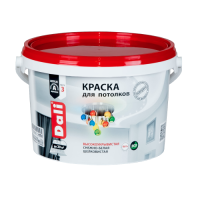 Краска для потолков DALI белый глубокий матовый 2,5 л, (ДК)