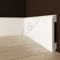 SOLID.Плинтус UHD05/80 белый, 80х13х2400мм, (ДК)