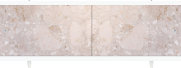 Экран для ванны пластиковый МЕТАКАМ "Ультра легкий" Камень коричневый 1480x560мм