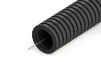 UPLAST.Tрубa гофрированная ПНД 16мм с зондом черная 10м 711-016 (ЭИ)