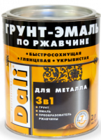 Эмаль по ржавчине DALI RAL3005 Винно-красный 2 л