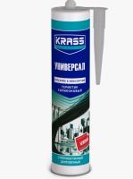 Герметик силиконовый KRASS универсальный бежевый 300 мл, (ДК)